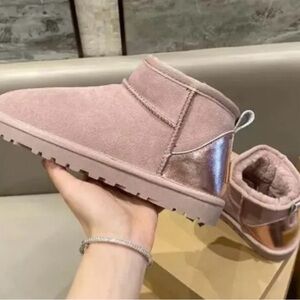 Light Pink UGG Ankle Boots